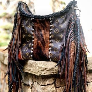 Louis Vuitton Boulogne Boho Fringe Crossbody Bag